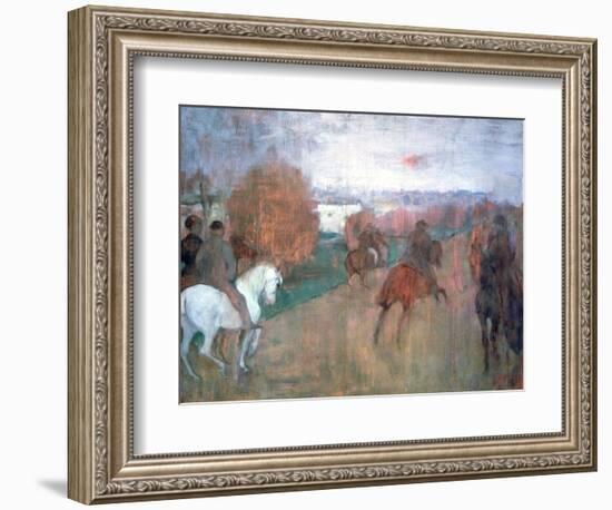 Horse Riders, 1864-1868-Edgar Degas-Framed Giclee Print