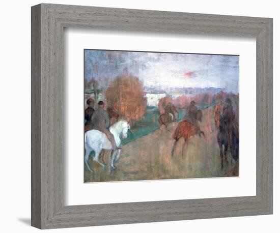Horse Riders, 1864-1868-Edgar Degas-Framed Giclee Print