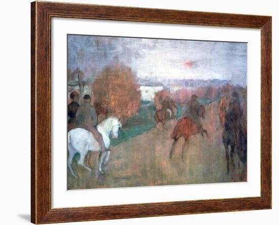 Horse Riders, 1864-1868-Edgar Degas-Framed Giclee Print