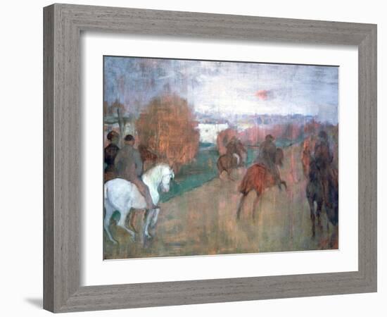 Horse Riders, 1864-1868-Edgar Degas-Framed Giclee Print