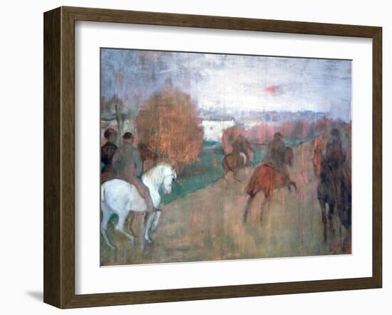 Horse Riders, 1864-1868-Edgar Degas-Framed Giclee Print