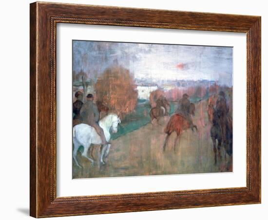 Horse Riders, 1864-1868-Edgar Degas-Framed Giclee Print