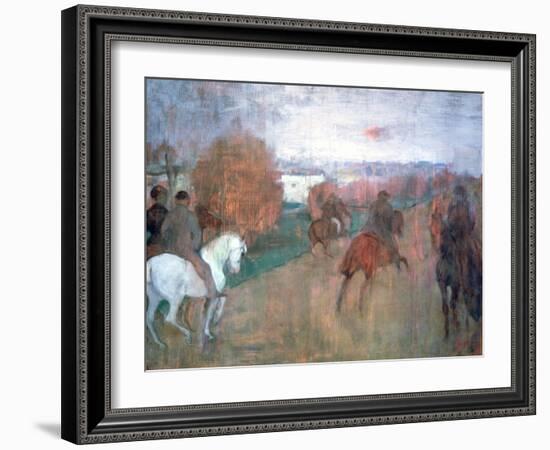 Horse Riders, 1864-1868-Edgar Degas-Framed Giclee Print