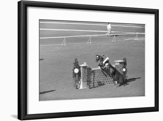 Horse Riding Competition-null-Framed Photographic Print