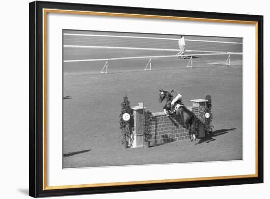 Horse Riding Competition-null-Framed Photographic Print