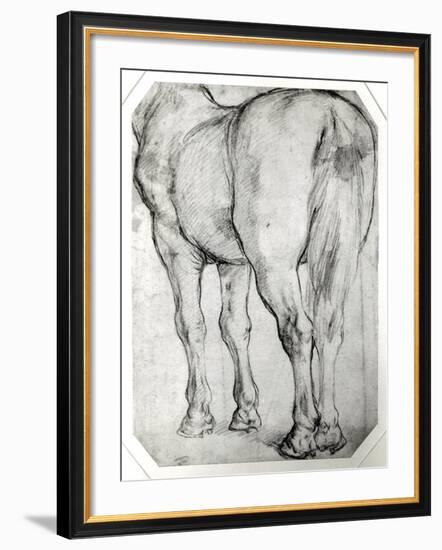 Horse's Rear-Peter Paul Rubens-Framed Giclee Print