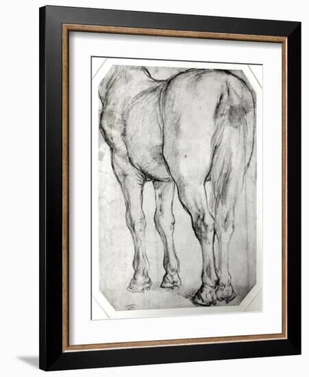 Horse's Rear-Peter Paul Rubens-Framed Giclee Print