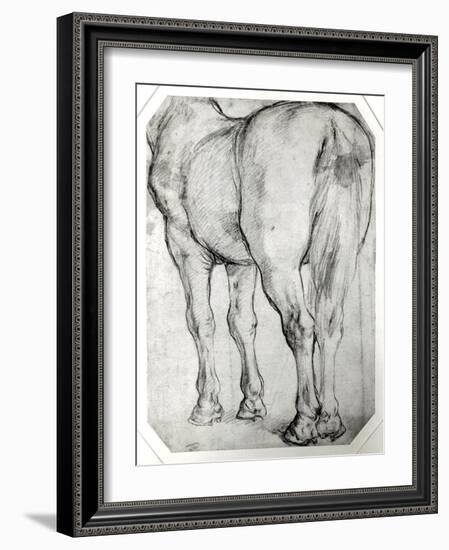 Horse's Rear-Peter Paul Rubens-Framed Giclee Print