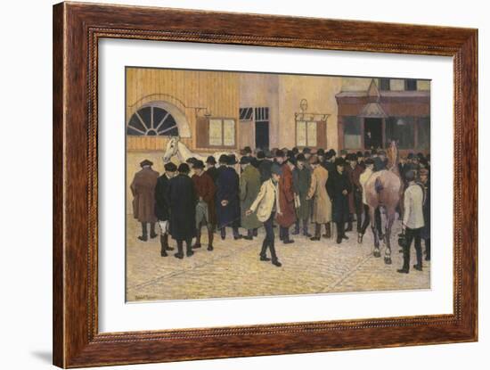 Horse Sale at the Barbican-Robert Bevan-Framed Giclee Print