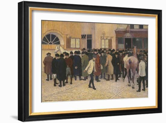 Horse Sale at the Barbican-Robert Bevan-Framed Giclee Print