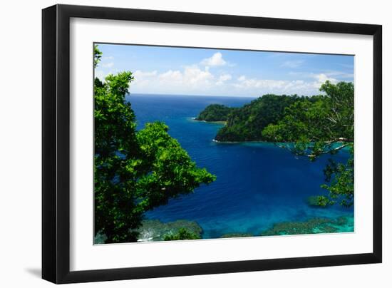 Horse Shoe Bay, Fiji, South Pacific, Pacific-Bhaskar Krishnamurthy-Framed Photographic Print