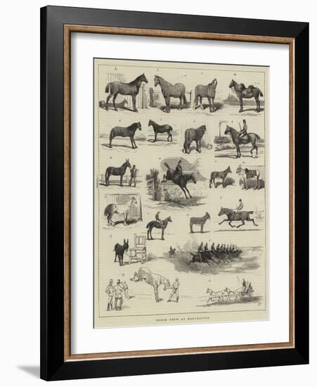 Horse Show at Manchester-Alfred Chantrey Corbould-Framed Giclee Print