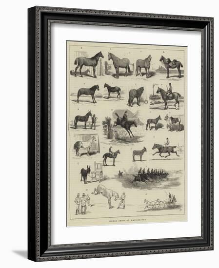 Horse Show at Manchester-Alfred Chantrey Corbould-Framed Giclee Print