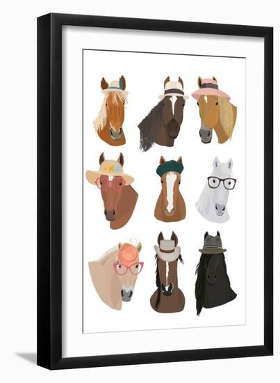 Horse Test-Hanna Melin-Framed Art Print