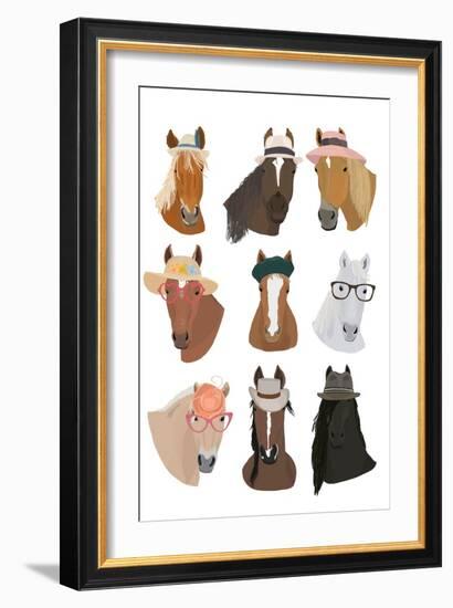 Horse Test-Hanna Melin-Framed Art Print