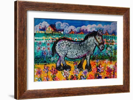 Horse-Brenda Brin Booker-Framed Giclee Print