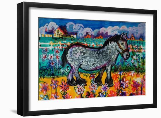 Horse-Brenda Brin Booker-Framed Giclee Print