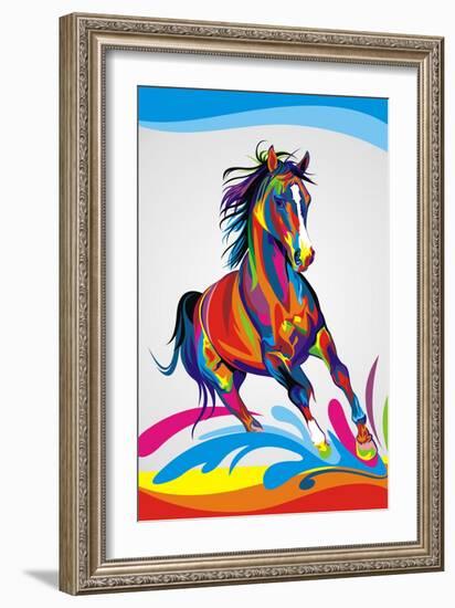 Horse-Bob Weer-Framed Giclee Print