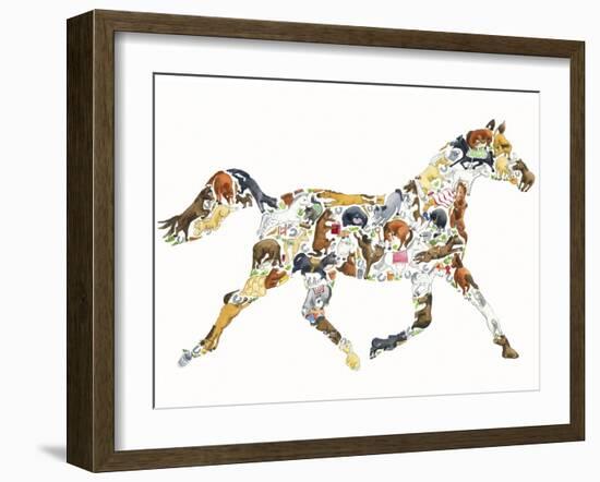 Horse-Louise Tate-Framed Giclee Print