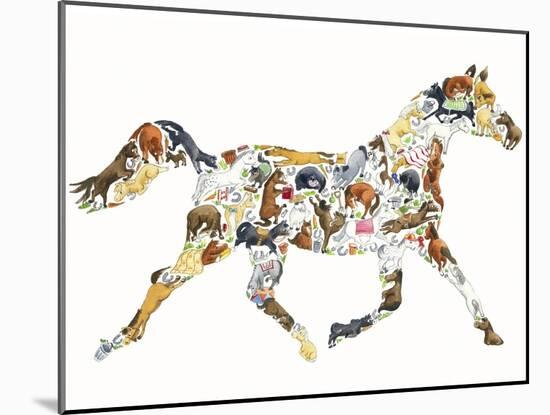 Horse-Louise Tate-Mounted Giclee Print