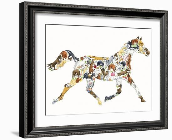 Horse-Louise Tate-Framed Giclee Print