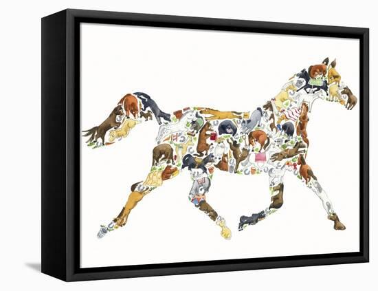Horse-Louise Tate-Framed Premier Image Canvas