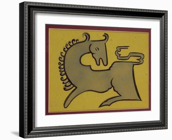 Horse-Henri Gaudier-brzeska-Framed Giclee Print