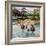 "Horseback Riding in Glacier Park," July 30, 1960-John Clymer-Framed Giclee Print