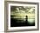 Horseback Riding in the Tide-Jan Lakey-Framed Photographic Print