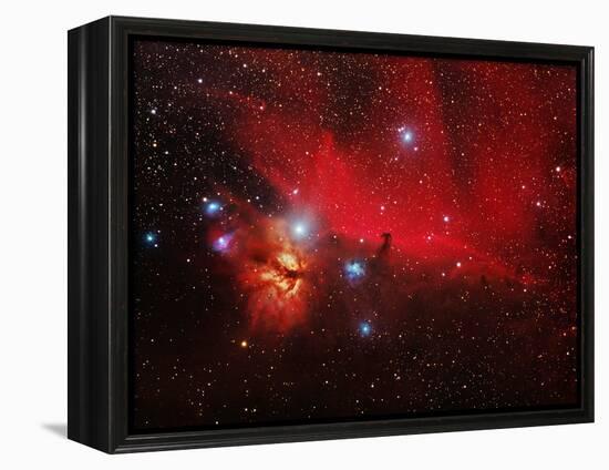 Horsehead And Flame Nebulae-John Sanford-Framed Premier Image Canvas