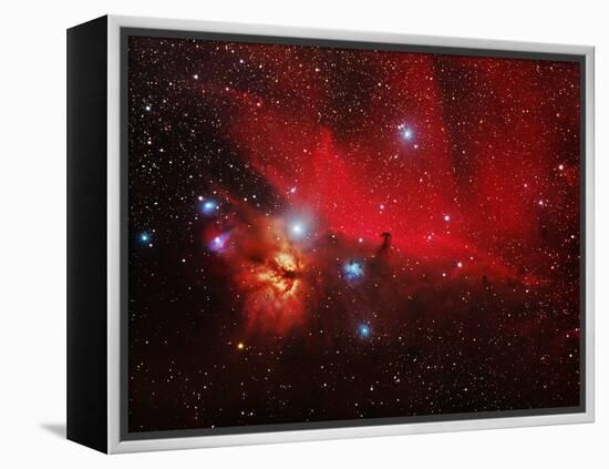 Horsehead And Flame Nebulae-John Sanford-Framed Premier Image Canvas