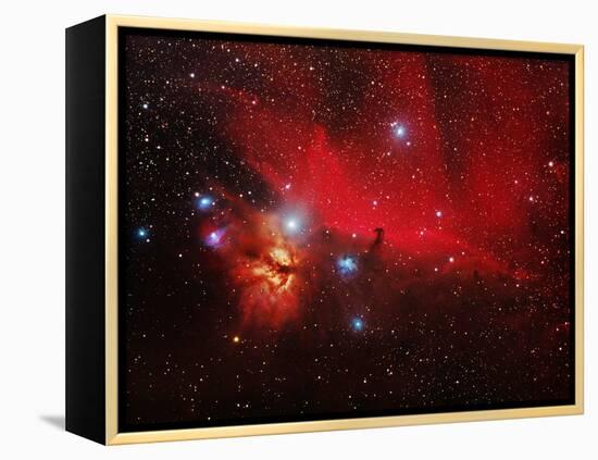 Horsehead And Flame Nebulae-John Sanford-Framed Premier Image Canvas