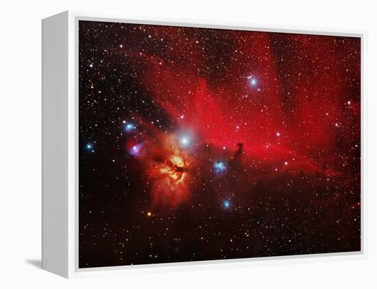 Horsehead And Flame Nebulae-John Sanford-Framed Premier Image Canvas