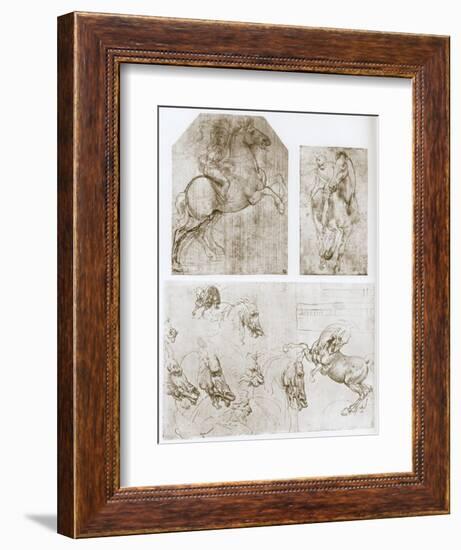 Horseman, 1480-1481-Leonardo da Vinci-Framed Giclee Print