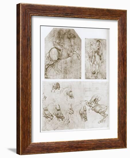 Horseman, 1480-1481-Leonardo da Vinci-Framed Giclee Print