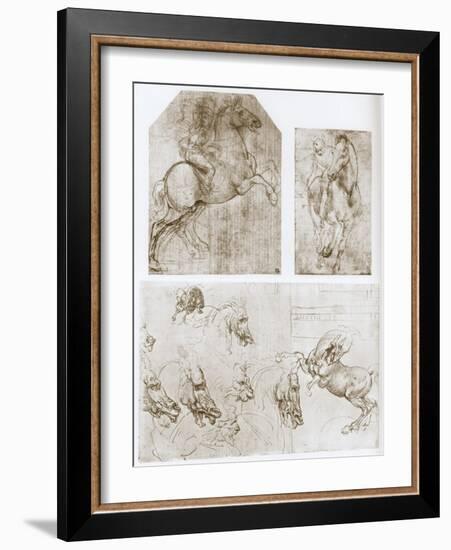 Horseman, 1480-1481-Leonardo da Vinci-Framed Giclee Print