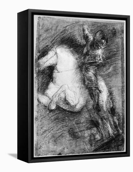 Horseman for the Battle of Cadore, C1525-Titian (Tiziano Vecelli)-Framed Premier Image Canvas