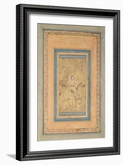 Horseman in a Landscape, Mid of 17th C-null-Framed Giclee Print