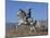 Horseman in Traditional Dress Riding Grey Andalusian Stallion, Ojai, California, USA-Carol Walker-Mounted Photographic Print