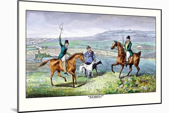 Horsemen Greeting-Henry Thomas Alken-Mounted Art Print