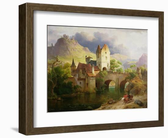 Horsemen Returning, C.1851-Heinrich von Rustige-Framed Giclee Print