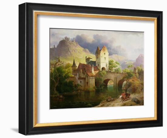 Horsemen Returning, C.1851-Heinrich von Rustige-Framed Giclee Print