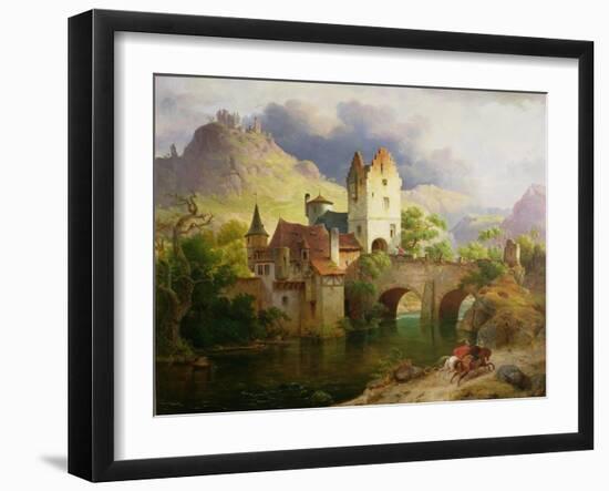 Horsemen Returning, C.1851-Heinrich von Rustige-Framed Giclee Print