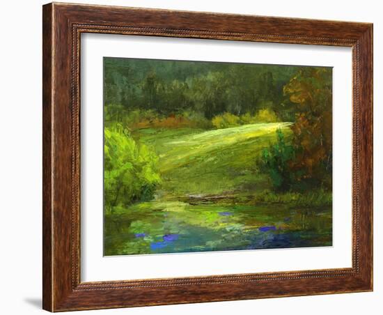 Horsepark at Woodside-Sheila Finch-Framed Art Print