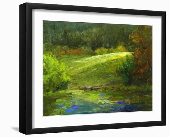 Horsepark at Woodside-Sheila Finch-Framed Art Print