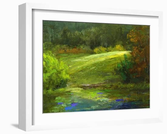 Horsepark at Woodside-Sheila Finch-Framed Art Print