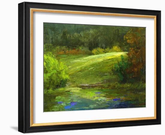 Horsepark at Woodside-Sheila Finch-Framed Art Print