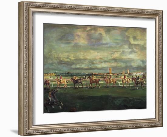 Horseracing, 1911-Georgi Bogdanovich Yakulov-Framed Giclee Print