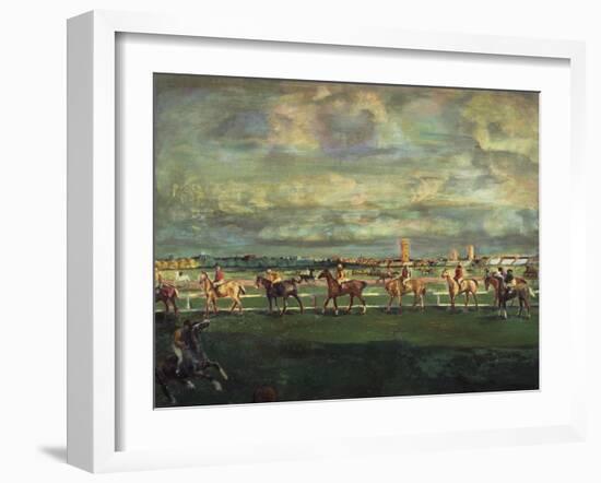 Horseracing, 1911-Georgi Bogdanovich Yakulov-Framed Giclee Print