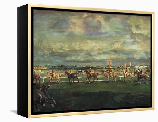 Horseracing, 1911-Georgi Bogdanovich Yakulov-Framed Premier Image Canvas